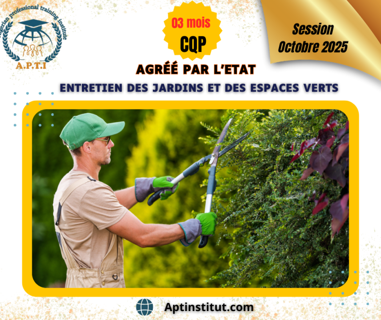 Entretien des jardins et des espaces verts